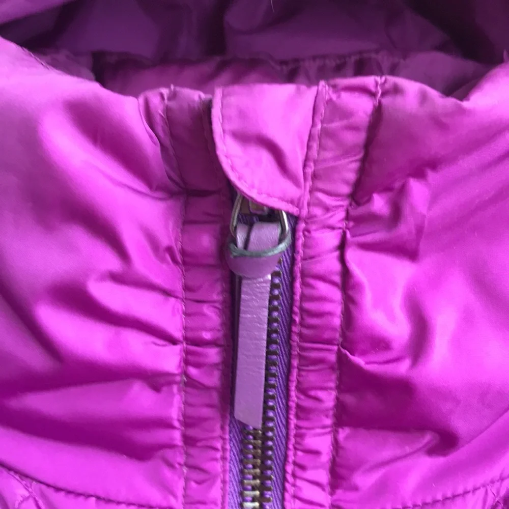 COACH Legacy Fur Trim 85 Percent Down Puffer Coat. Fur Trim. Size Large